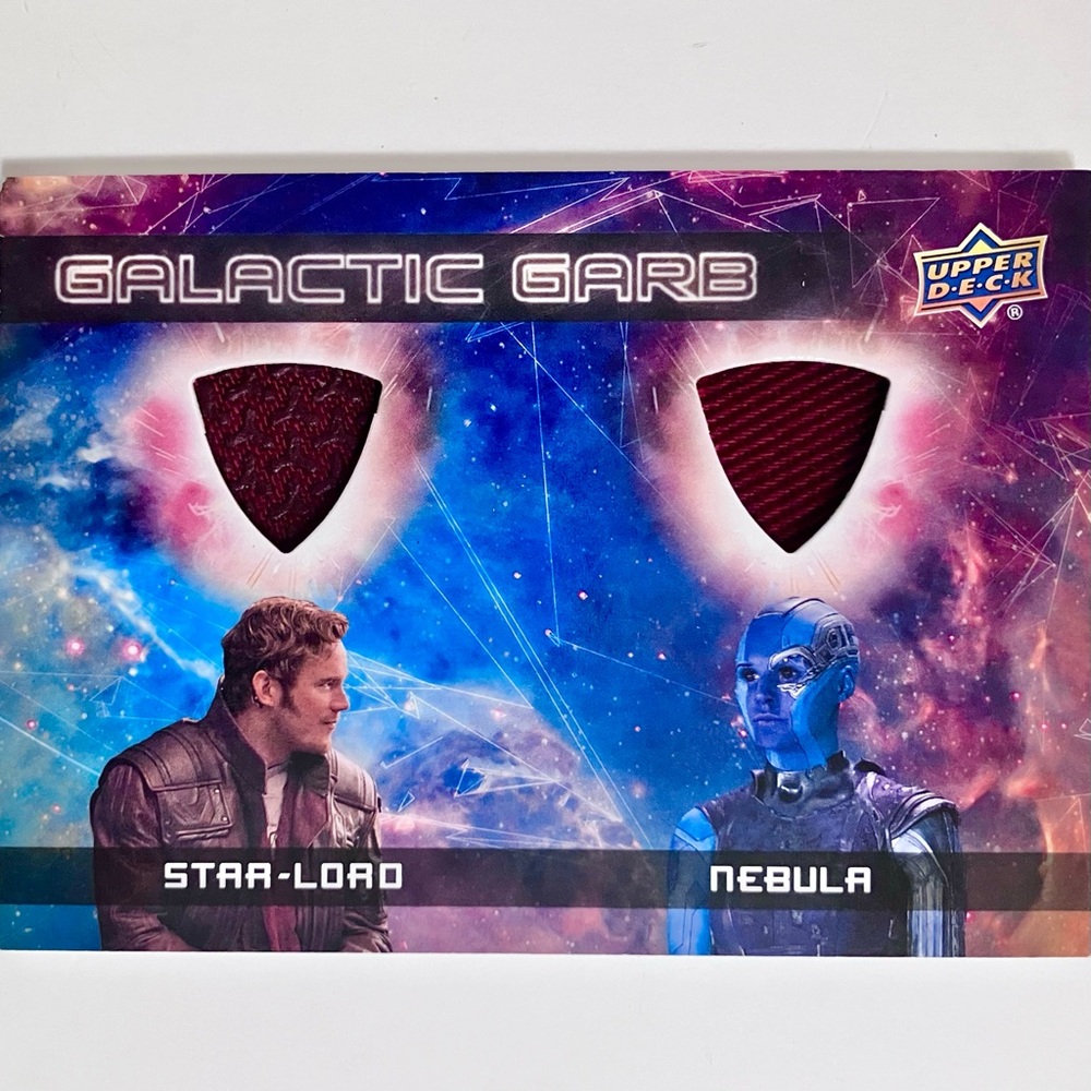 GUARDIANS OF THE GALAXY Vol 2 Costume Card DM-6 / Star-Lord & Nebula / MARVEL
